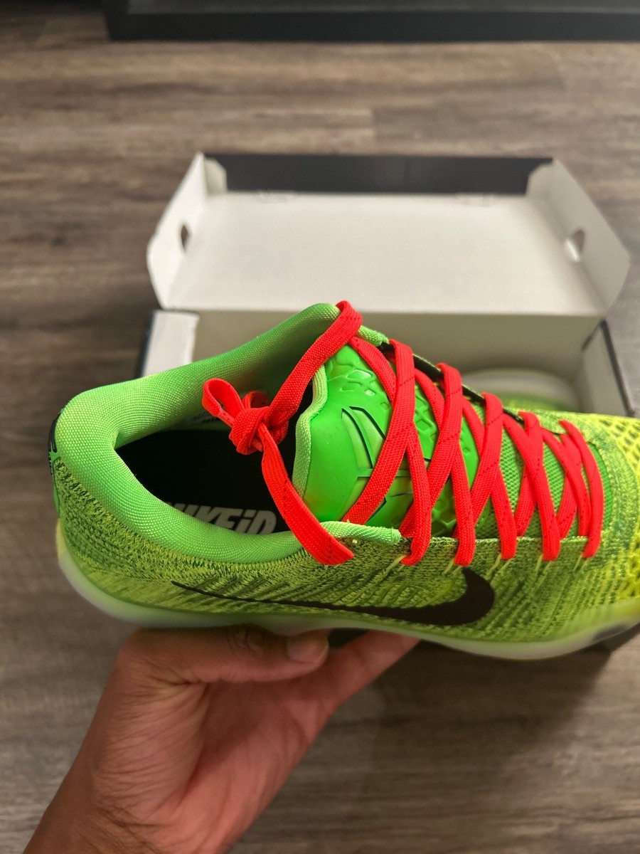 ナイキ　コービー10 ID Nike ID Kobe 10 X Elite Low Mamba Days Flyknit Multicolor