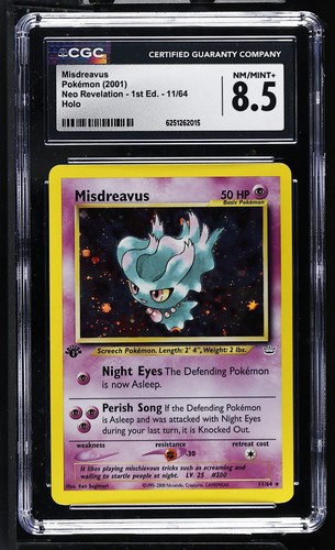 Misdreavus (1st Edition) graded CGC 8.5 for sale on eBay