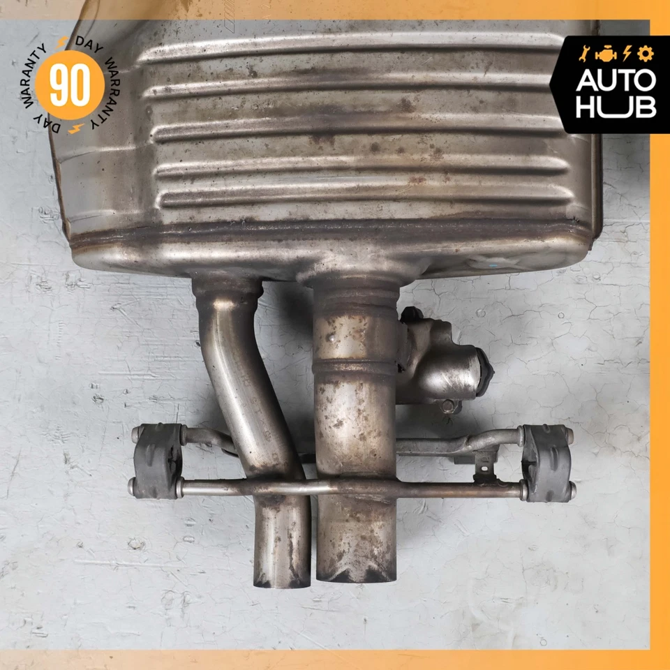 Комплект оригинальных правых и левых глушителей для выхлопной системы седана Mercedes W222 S63 AMG M157 14–17 годов выпуска - Изображение 4 из 4