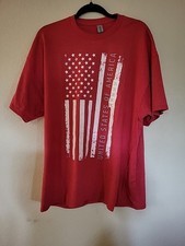 USA Distressed Flag Men T Shirt Patriotic American Tee S - 2XL NWT