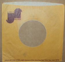 "Janus","Company Sleeve","Original","45rpm","7inch","Record","Vintage",,   ;0>