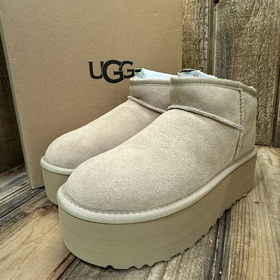 UGG 1135092 Women's Classic Ultra Mini Platform Boots Sand Size 5-9 Authentic