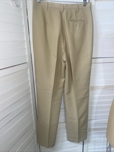 Vintage Evan Picone Women's Khaki Tan Lined Suit Pants Trousers Sz 10 Medium - Picture 7 of 10
