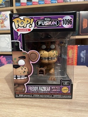 Funko Fusion Freddy Fazbear With Pizza Launcher 1096 Chase Funko Pop