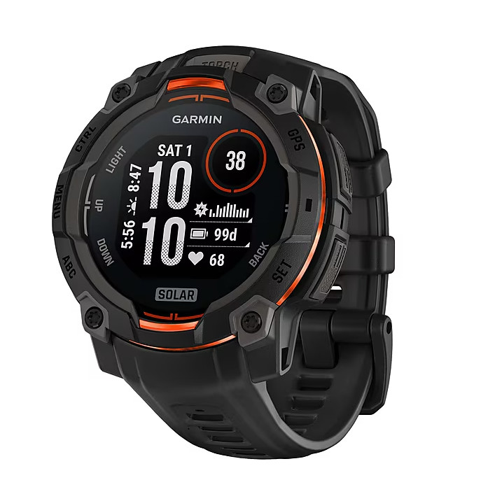 Garmin Instinct 3Solar Smartwatch Black 45mm GRM0293400 GPS Waterproof New