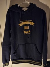 Karl Kani Hoodie Sweatshirt 2pac Embroidered Mens M Navy Rare Script Hip Hop Rap