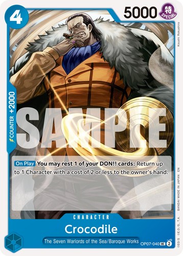 Crocodile OP07-040 Reprint Premium Booster -The Best- Vol. 2 Uncommon