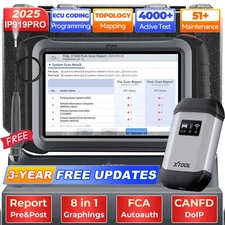 XTOOL IP919PRO ECU Programming Diagnostic Tool Car Coding Scanner Key Programmer
