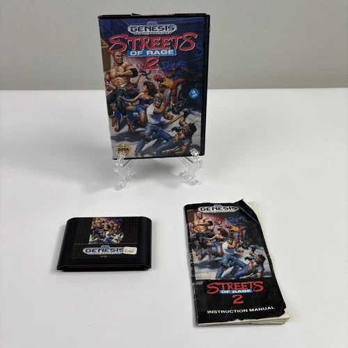 Streets of Rage 2 (Sega Genesis, 1992) CIB *Tested