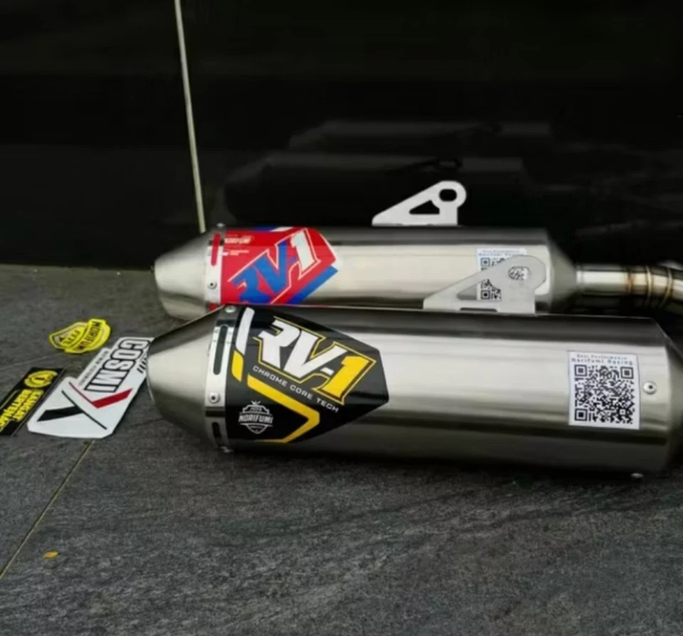 Juego de silenciador de escape rendimiento Honda CRF150F CRF 150 F L 2016 Foto 3 de 4