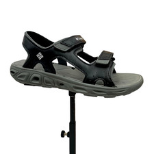 Columbia Youth Boys Girls Techsun Vent Sport Sandal Size 1 Black/Grey Adjustable