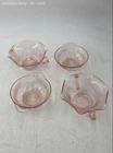 Jeannette Pink Cherry Blossom Depression Glass Soup Bowl Set Of 4