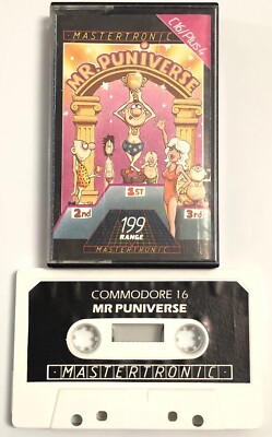 Mr Puniverse Game Commodore 16 C16 Plus 4 Cassette Tape Mastertronic 199 Range