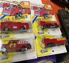 4 Moc Marz Karz E.R.F Fire Tender Chemical Fire Engine Tx23f Fire Engine Lot New