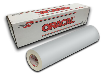 12'' X 5yd - Light Grey Matte Oracal 631 Exhibition Cal Vinyl Roll