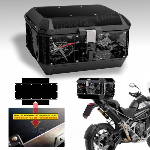 Kit adesivi COMPATIBILI bauletto top case GIVI Trekker Alaska 56 LT Mod. ADV - Foto 2 di 4