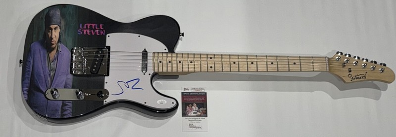 STEVEN VAN ZANDT SIGNED CUSTOM ELECTRIC GUITAR LITTLE STEVEN SPRINGSTEEN JSA COA