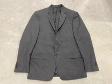 John Varvatos Mens Blazer 40r (read) Gray Wool Sport Coat 2 Button Jacket EUC