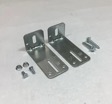 2 Jamb Bracket J-11 Garage Door w/ Lag & Track Bolt Overhead Replace Hardware#11