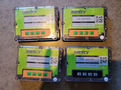 LOT OF 4 - ONASSET INTELLIGENCE SENTRY 600 11-5100-000 FLIGHTSAFE MODULES - PART