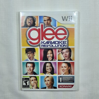 Karaoke Revolution: Glee Nintendo Wii 2011   Mic Required   New Factory Sealed