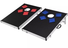 Foldable Bean Bag Toss Cornhole Game Set Tailgate Regulation w/ Carrying Bag