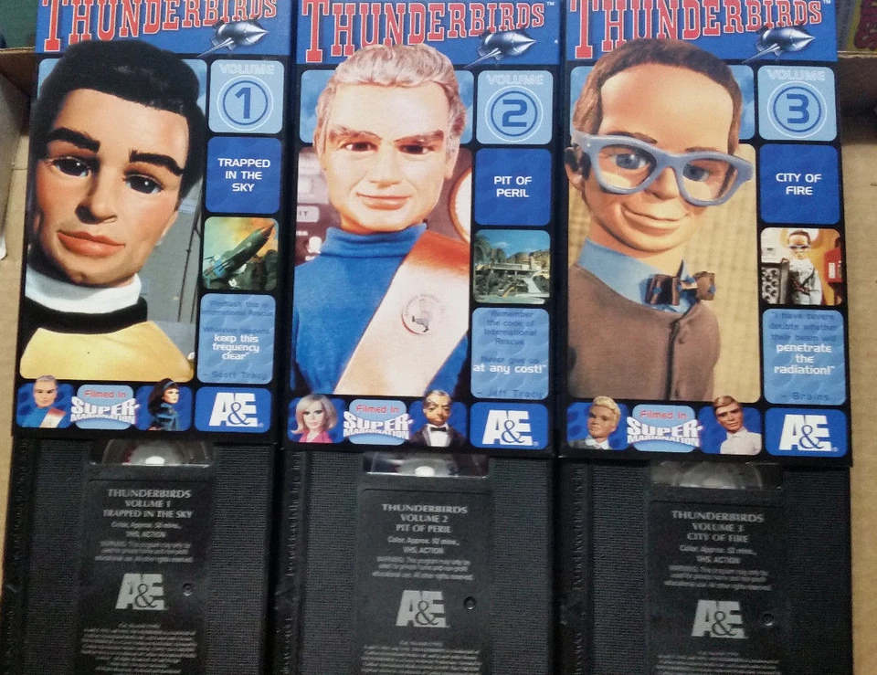 Thunderbirds Set 1-3 VHS set-Original Cult Classic-animated-sci-fi - Image 4 of 4