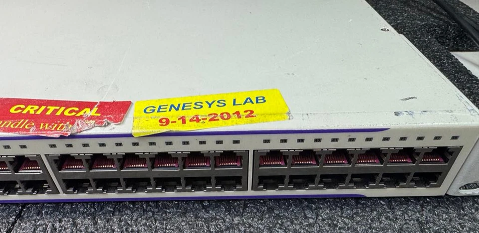 Alcatel-Lucent OmniSwitch 48 Port OS6850E-48X With 2 Power Supply PS-126W-AC - Image 4 of 4