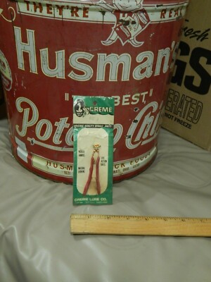 1960s Fishing Tackle ~ Creme Lure Co.[Tyler, TX]  ~ Wiggle-Worm-Bait ~ Sealed