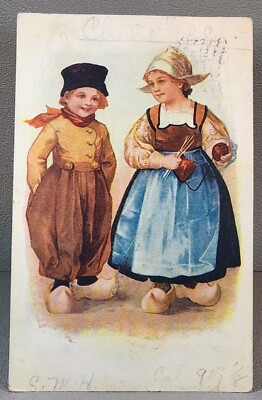 1907 Picture Postcard ~ Dutch Boy & Dutch Girl ~ #-5409 | eBay