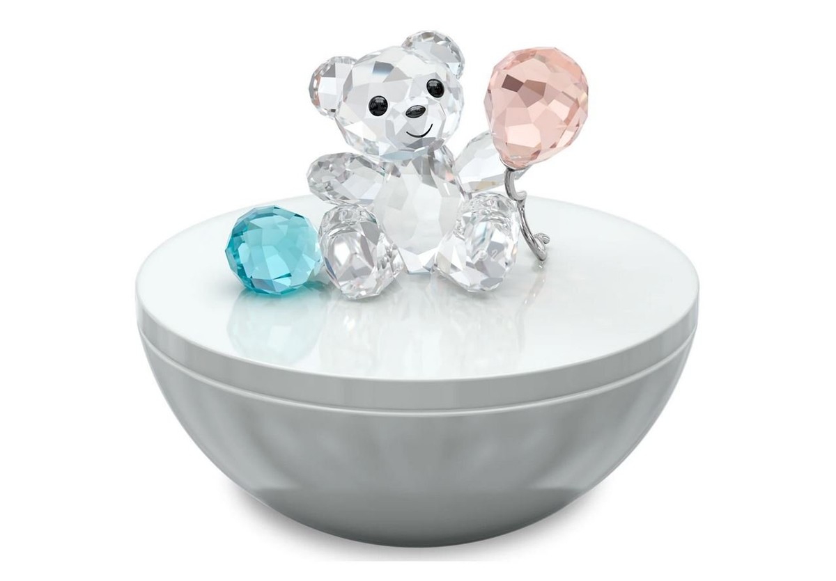 Swarovski My Little Kris Bear Decorative Box Balloons Crystal