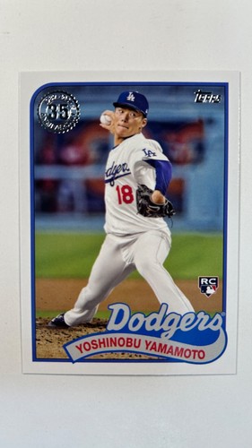 2024 Topps Series 2 1989 35th Anniversary Yoshinobu Yamamoto #89B2-48 Rookie RC