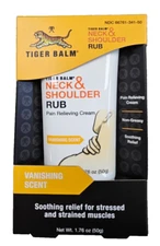 Tiger Balm Neck & Shoulder Rub FAST Muscle Ache Relief 50g --