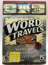 Word Travels PC CD spelling letters vocabulary definition solitaire world game