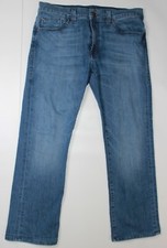 Fidelity Rockwell Relaxed Fit Stretch Blue Denim 34x27 Jeans Made in USA