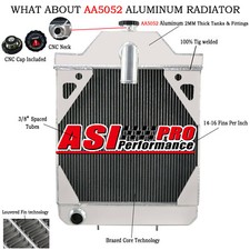 3-ROW TRACTOR RADIATOR FITS CASE IH 430 530 580 580B 480C 430CK 580B #A39344
