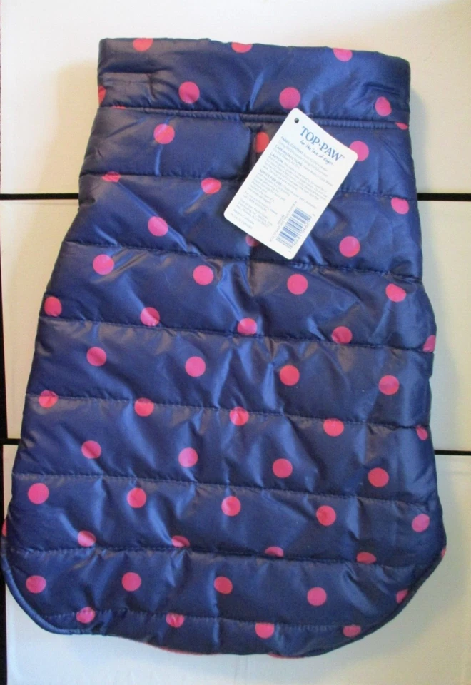 Верхняя лапа в горошек собаки пуховик куртка - новый с ярлыками - Изображение 4 из 4