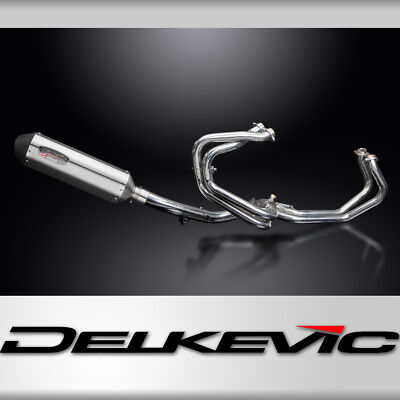 Honda VFR800 Interceptor 1998-01 Full Exhaust 4-1 13.5'' X-Oval Stainless Muffler