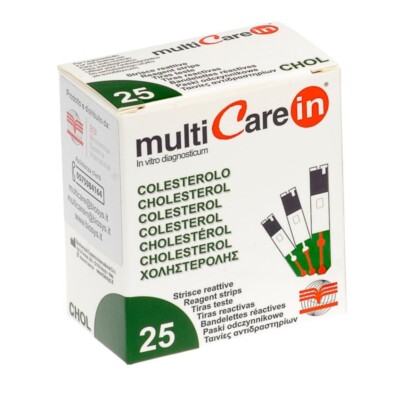 MultiCare IN Cholesterin 25 Streifen zum Selbsttest
