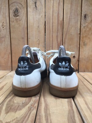 VTG Adidas Universal White /black SNEAKERS Made IN VTG Adidas Universal White /black SNEAKERS Made IN