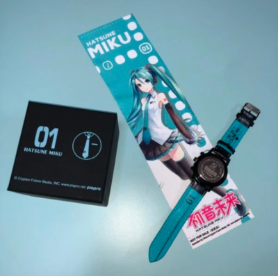 Xingyunshi Hatsune Miku Collaboration Chronograph watch Rare From