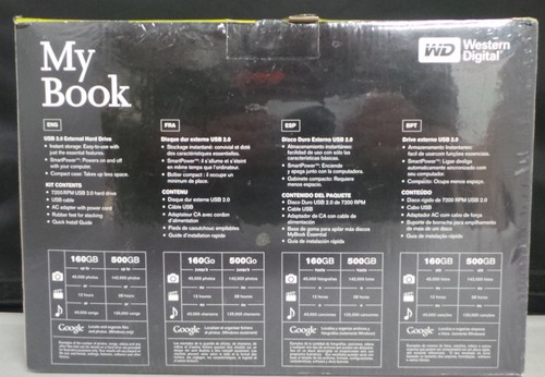 Western Digital My Book Essential Edition 250GB USB 2.0 External Hard Drive -New - Picture 2 of 4