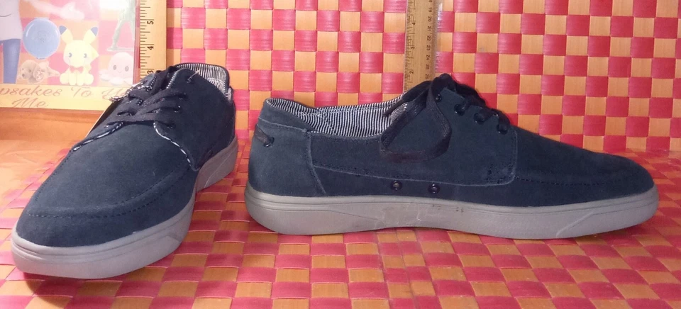 Zapatos, Gorila, Azul y Gris, Casual Moc, Gorilla USA, Hombre: 12, Nuevo con etiqueta... Foto 3 de 4