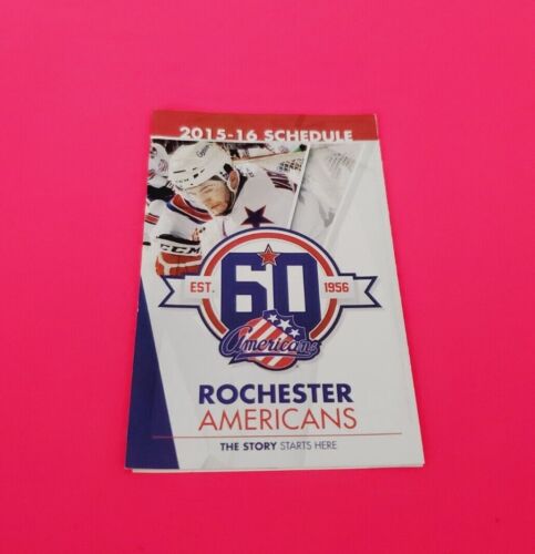 2015/16 AHL Rochester Americans Pocket Schedule - Picture 1 of 2
