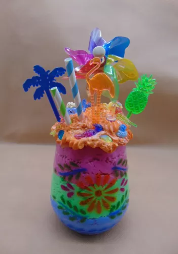 "Rainbow Island Party" -  Fake Bake Cocktail