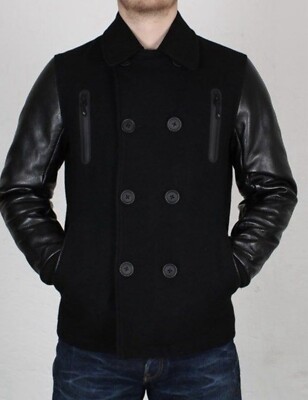 Nike NSW Barsity Coat  Destroyer Leather Jacket Men M Black Rare 2011 419482-010