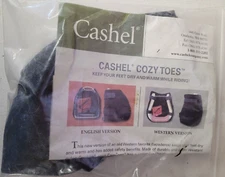 Cashel Cozy Toes Western Stirrup Covers in Black