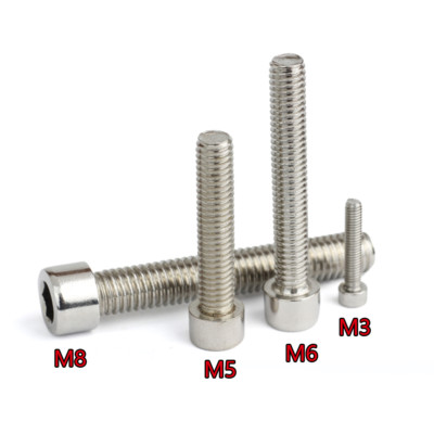 #ad #ad 10 20 50 100x M3 M5 M6 M8 Allen Hex Socket Cap Head Screws Bolts Stainless Steel $125.56
