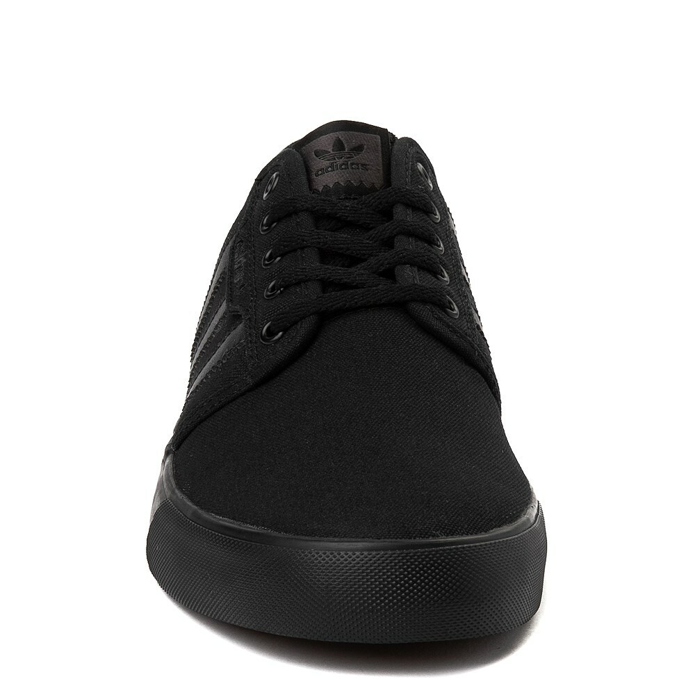 Mens adidas Seeley Skate Shoe Black Monochrome Mono New