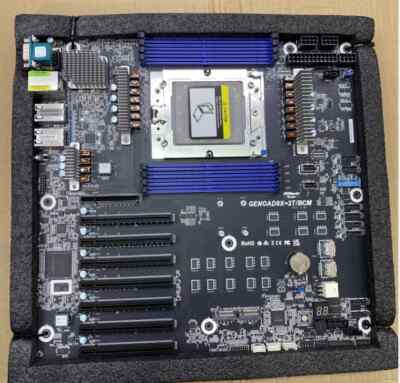  GENOAD8X-2T/BCM Support AMD EPYC 9004 SP5 (LGA 6096) DDR5 and 97x4 Series CPU